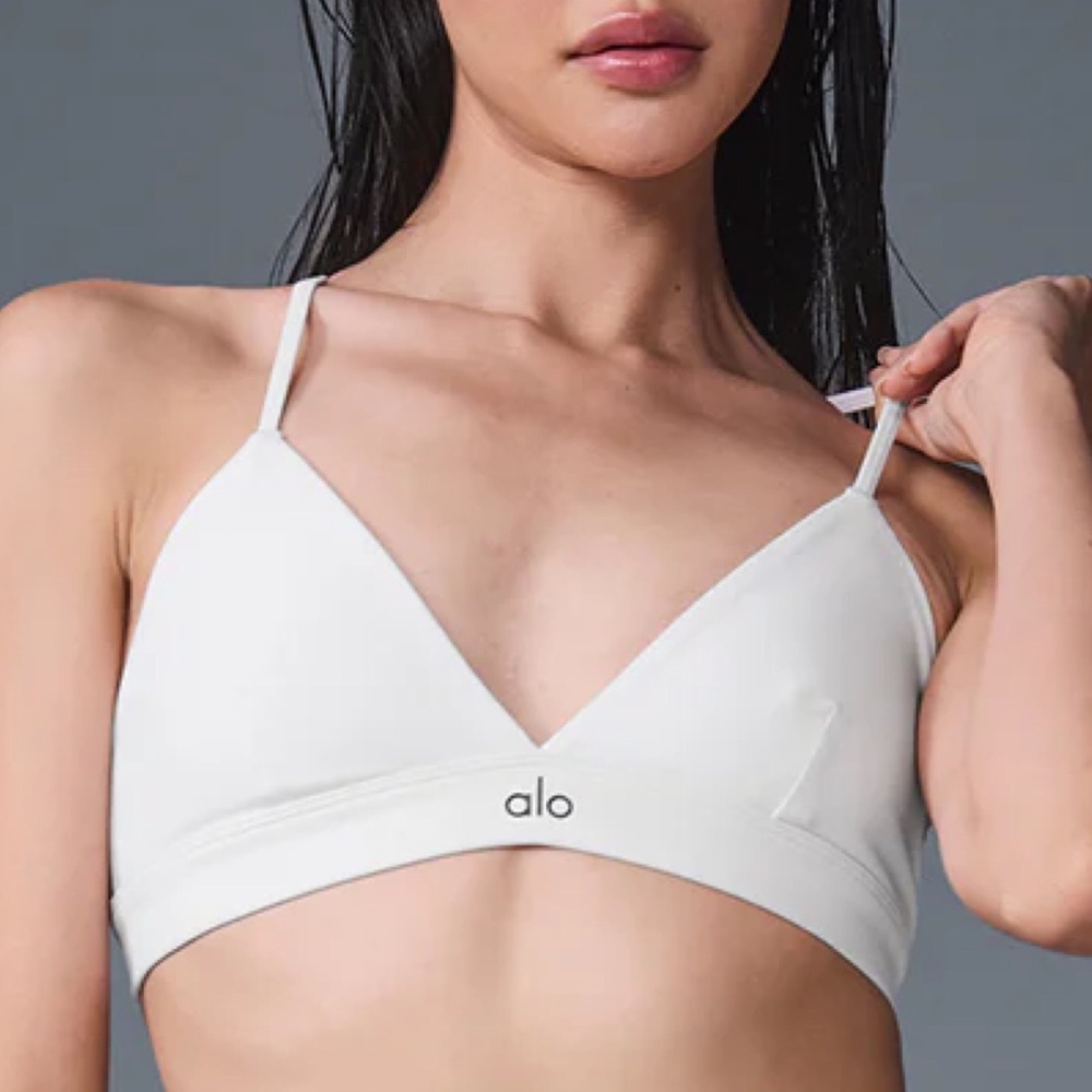 Alo Yoga Splendor Bra White/Black L